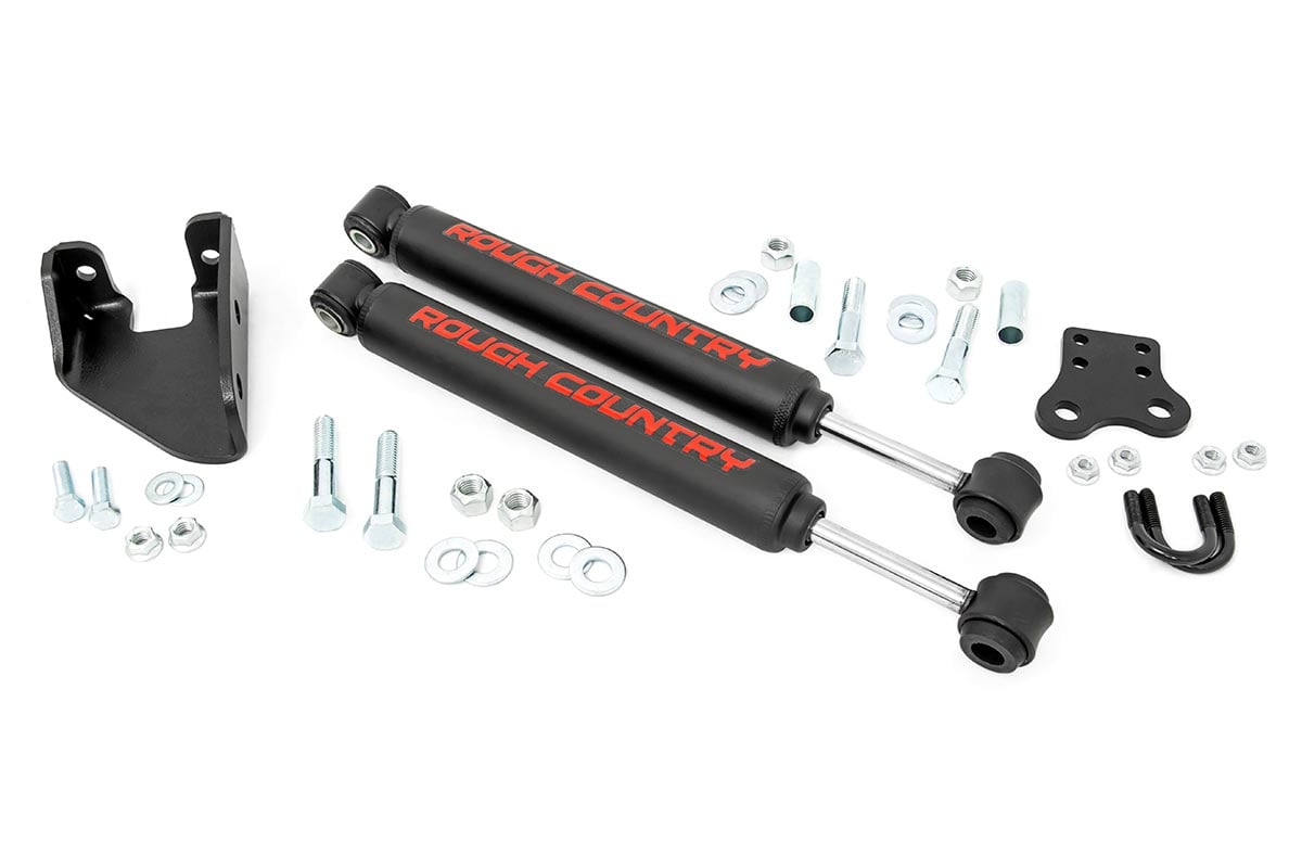 Dual Steering Stabilizer | 4-6.5 Inch Lift | Jeep Wrangler YJ 4WD (1987-1995) | 87307