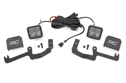 LED Light Kit | Ditch Mount | 2" Spectrum Pair | Spot | Chevy Silverado 1500 (19-24) | 80841