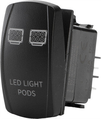 FLIP-LED LIGHT PODS LIGHTING SWITCH pn# SC1-AMB-L15 - planetrzr.com

