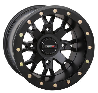 System 3 SB4 Beadlock Wheel – 14" & 15" in Matte Black or Bronze | Fits UTVs with 4x137 & 4x156 Bolt Patterns