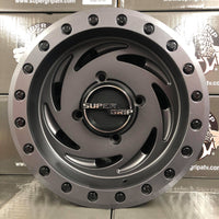 Supergrip Tear Drop Beadlock UTV Wheel Gunmetal