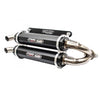 Trinity Racing Exhaust for RZR XP TURBO/TURBO S DUAL SLIP-ON BLACK 16-19