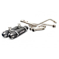 Trinity Racing Exhaust for TERYX 800  DUAL SYSTEM BLACK 14-19 (4 Seater)