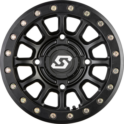 Sedona Sano Beadlock UTV Wheel Satin Black and Cast Machined 14in 15in