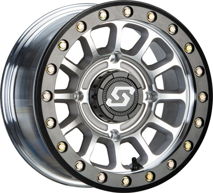 Sedona Sano Beadlock UTV Wheel Satin Black and Cast Machined 14in 15in