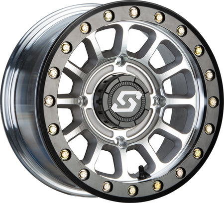 Sedona Sano Beadlock UTV Wheel Satin Black and Cast Machined 14in 15in