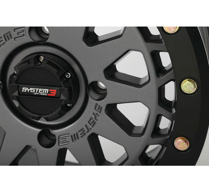 System 3 SB6 Gunmetal Grey Beadlock Wheels – UTV