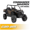 CAN-AM MAVERICK COMMANDER STX STEREO COMPLETE UTV COMMUNICATION INTERCOM AND RADIO KIT WITH GLOVE BOX MOUNT - OTU HEADSETS