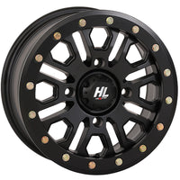 14x7 4/137 5+2 (+38mm) UTV SidebySide RZR Ranger X3 Can-AM Talon Honda KRX Kawasaki YXZ Yamaha High Lifter  HL23 Beadlock Wheel Matte Black