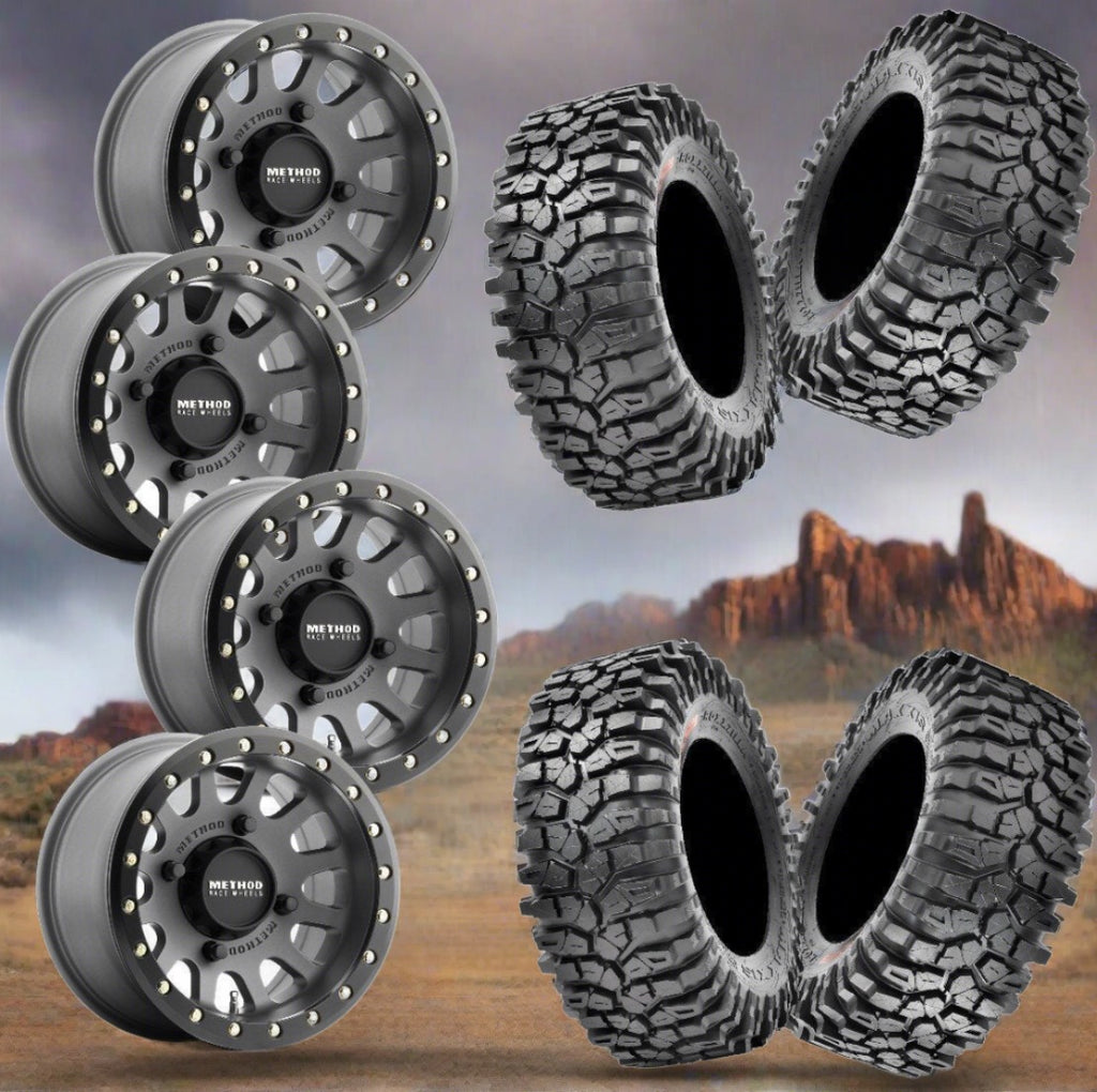 Maxxis Roxxzilla on Method 401 4/156 Beadlock Titanium Pro XP 1k/Turbo KRX 1000 Rmax