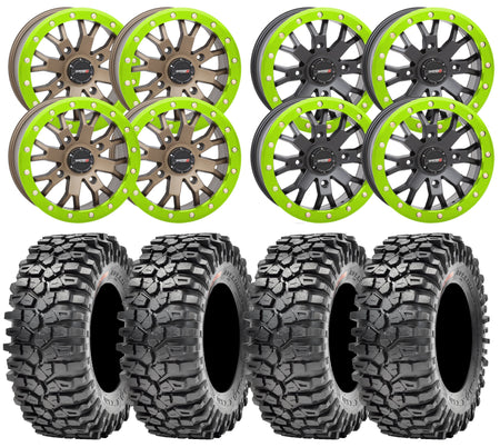 System3 SB 4 and Maxxis Roxxzilla UTV Wheel and Tire Kit