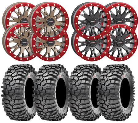 System3 SB 4 and Maxxis Roxxzilla UTV Wheel and Tire Kit