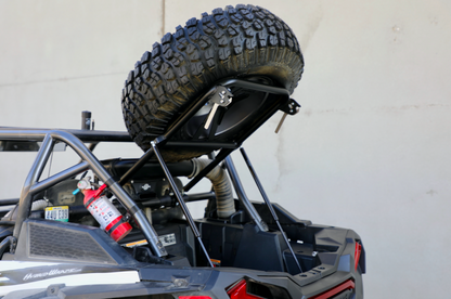 Trinity Racing Spare Tire Carrier for Polaris RZR XP/XP4 1000 and XP/XP4 TURBO TR-M4000