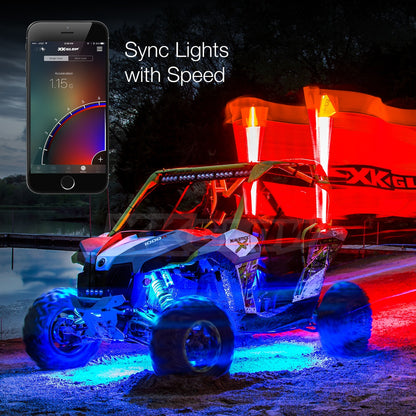 XK Glow 34PC XKCHROME RGB UTV KIT