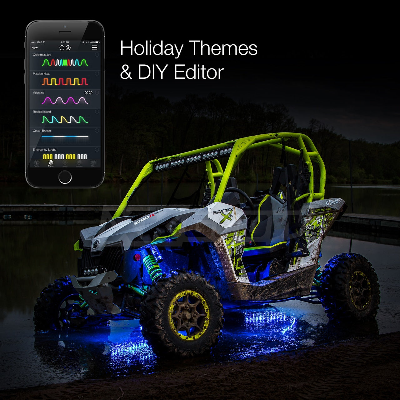 XK Glow 28PC XKCHROME RGB UTV KIT