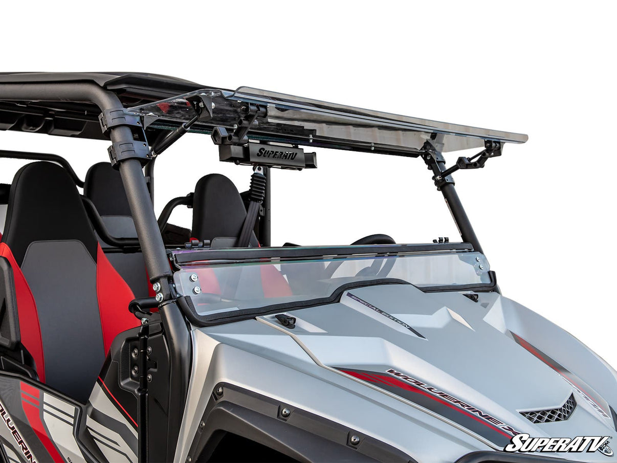 Yamaha Wolverine X4 Scratch Resistant Flip Windshield 