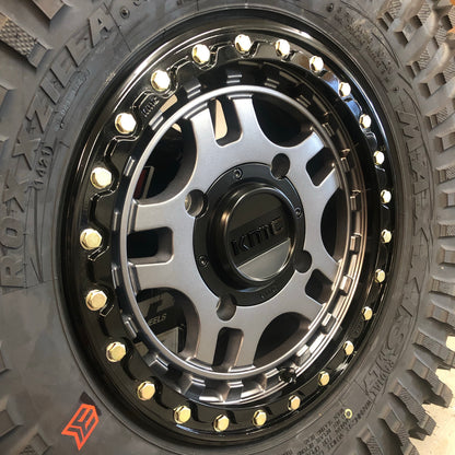 KMC KS240 Beadlock Wheels on Maxxis Roxxzilla Tires –  UTV Wheel & Tire Kit