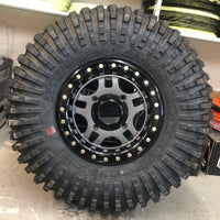 KMC KS240 BEADLOCK 5+2 OFFSET GUNMETAL ON MAXXIS ROXXZILLAS
