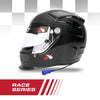 IMPACT CARBON FIBER OS20 RACE OFFSET AIR HELMET WIRED OFFROAD (X-LARGE)