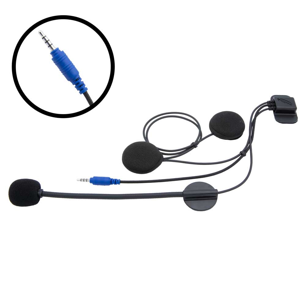 SUPER SPORT WIRED HELMET KIT WITH ALPHA AUDIO SPEAKERS & MIC