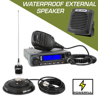 ADVENTURE RADIO KIT - GMR45 POWERFUL GMRS MOBILE RADIO KIT AND EXTERNAL SPEAKER