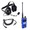 RDH 5 WATT UHF DIGITAL HANDHELD RADIO CREW CHIEF OR SPOTTER KIT WITH CARBON FIBER HEADSET