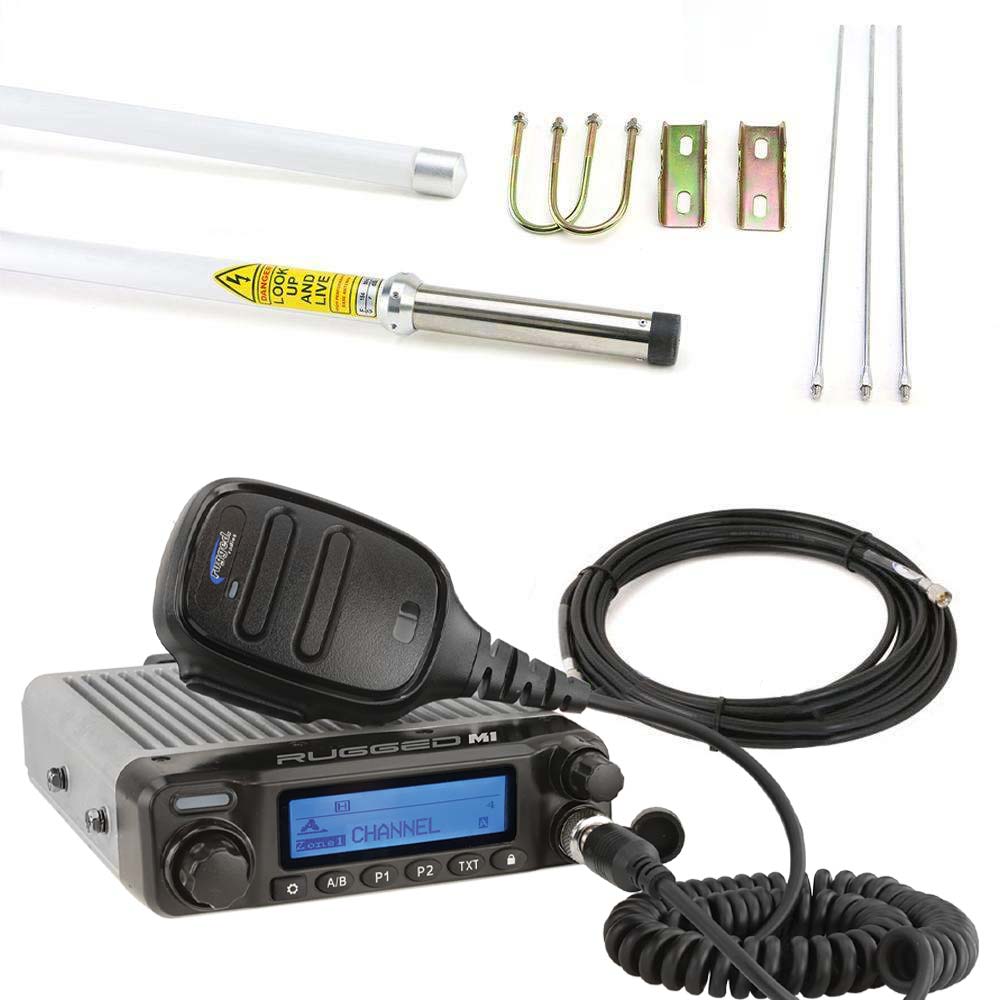 BASE CAMP - DIGITAL M1 MOBILE RADIO WITH FIBERGLASS ANTENNA BASE KIT