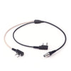 2-PIN RADIO SPLITTER FOR LISTEN ONLY AND TRANSMIT/LISTEN