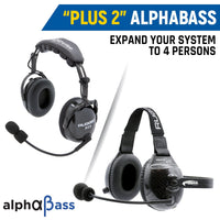 EXPAND TO 4 PLACE WITH STX STEREO ALPHABASS CARBON FIBER HEADSET