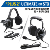 EXPAND TO 4 PLACE WITH BEHIND THE HEAD STX STEREO HEADSETS