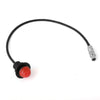 HOLE MOUNT PUSH TO TALK CABLE (PTT) WITH 12" STRAIGHT CORD FOR INTERCOMS