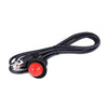 HOLE MOUNT PUSH TO TALK CABLE (PTT) WITH 48" STRAIGHT CORD FOR INTERCOMS
