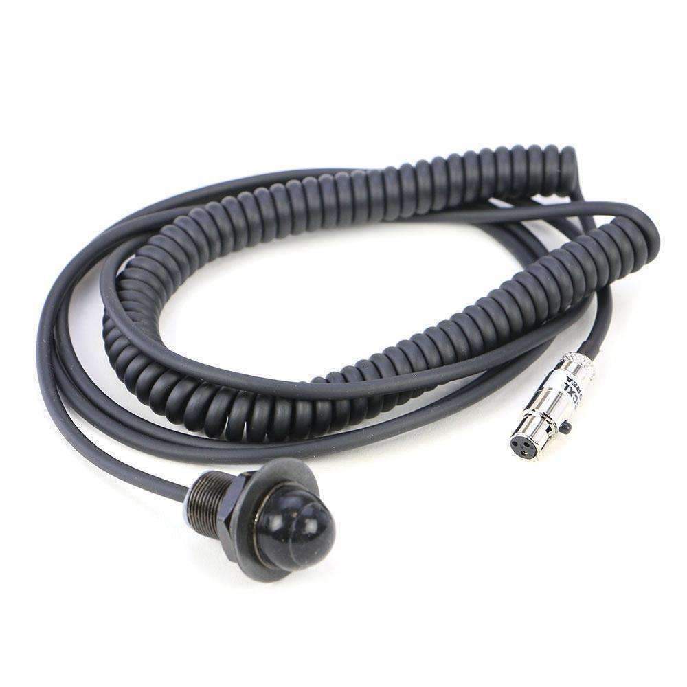 HOLE MOUNT STEERING WHEEL PUSH TO TALK CABLE (PTT) WITH COIL CORD FOR INTERCOMS