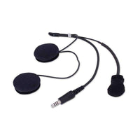 IMSA WIRED OPEN FACE HELMET KIT WITH SPEAKERS & M102 MILITARY MIC