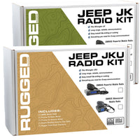 JK2 JEEP RADIO KIT - WITH GMR45 POWER HOUSE MOBILE RADIO FOR JEEP JK - 2 DOOR ONLY 