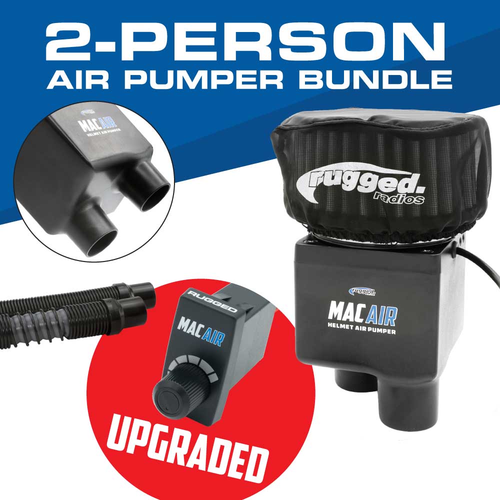 MAC AIR BUNDLE - 2 PERSON HELMET AIR PUMPER SYSTEM