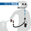 MOTO MAX KIT WITH RADIO, HELMET KIT, HARNESS, AND HANDLEBAR PUSH-TO-TALK (GMR2)