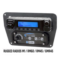 IN DASH MOUNT/INSERT FOR RUGGED INTERCOM & ICOM F5021 MOBILE RADIO