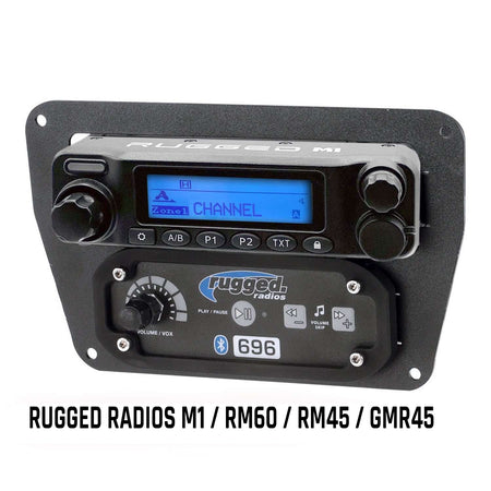 IN DASH MOUNT/INSERT FOR RUGGED INTERCOM & KENWOOD MOBILE RADIO