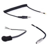 PELTOR COIL CORD HELMET KIT WITH FLEX BOOM MIC, 3.5MM EARBUD JACK, AND 4C PLUG