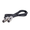 3-PIN FEMALE TO FEMALE PUSH TO TALK (PTT) ADAPTER CABLE