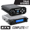 2 PERSON - STX STEREO COMPLETE COMMUNICATION INTERCOM SYSTEM - WITH STX STEREO HELMET KITS