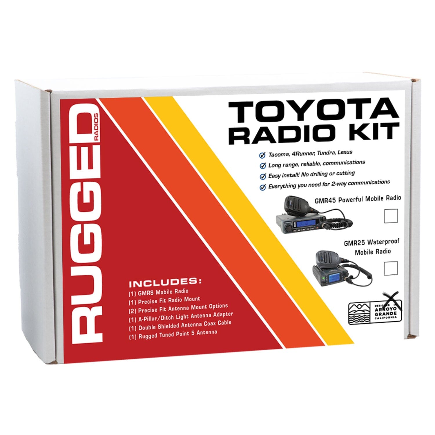 TK3 TOYOTA RADIO KIT WITH GMR45 POWER HOUSE MOBILE RADIO FOR TACOMA / 4RUNNER / TUNDRA / LEXUS