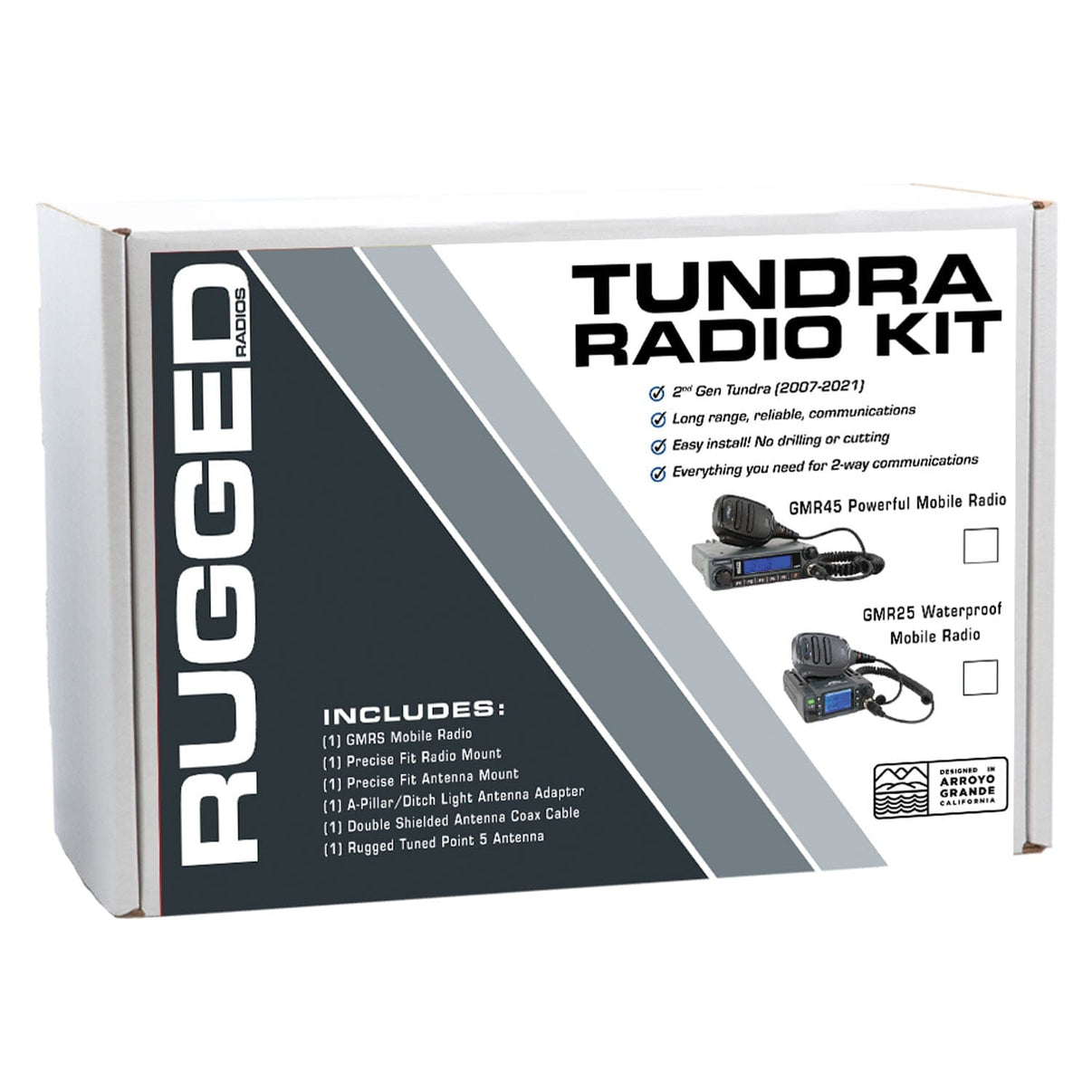 TK1 TOYOTA RADIO KIT - WITH GMR25 WATERPROOF MOBILE RADIO FOR TOYOTA TUNDRA