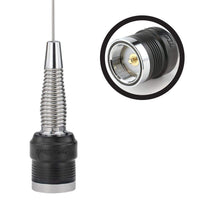 UHF & VHF WIDE BAND 1/4 WAVE ANTENNA WITH SPRING (132 - 525 MHZ) (TUNING REQUIRED)