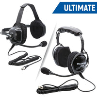 H42 STX STEREO BEHIND THE HEAD (BTH) HEADSET FOR STEREO INTERCOMS - CARBON FIBER