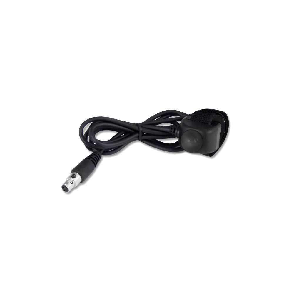 VELCRO MOUNT STEERING WHEEL PUSH TO TALK (PTT) WITH STRAIGHT CORD FOR INTERCOMS
