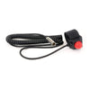 VELCRO MOUNT STEERING WHEEL PUSH TO TALK (PTT) WITH COIL CORD  FOR CAR HARNESSES