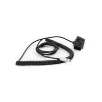VELCRO MOUNT STEERING WHEEL PUSH TO TALK (PTT) WITH COIL CORD  FOR INTERCOMS