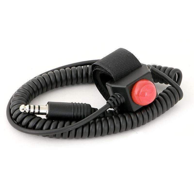 VELCRO MOUNT STEERING WHEEL PUSH TO TALK (PTT) WITH QUICK DISCONNECT FOR INTERCOMS
